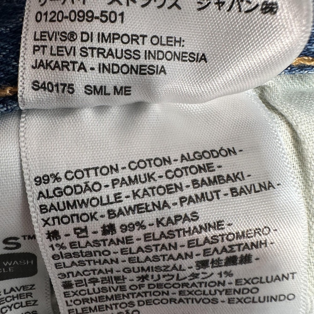 Levi's 501 Jeans Mens 36x31 Blue Regular Straight Denim Button Fly Casual Modern - Picture 5 of 14